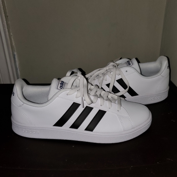 adidas grand court base holographic